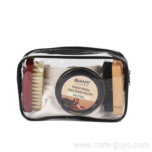 Shoe care kit shoe polish kit shoe wax